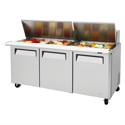 Turbo Air MST-72-30-N M3 Refrigerated Prep Tables - MST-72-30-N