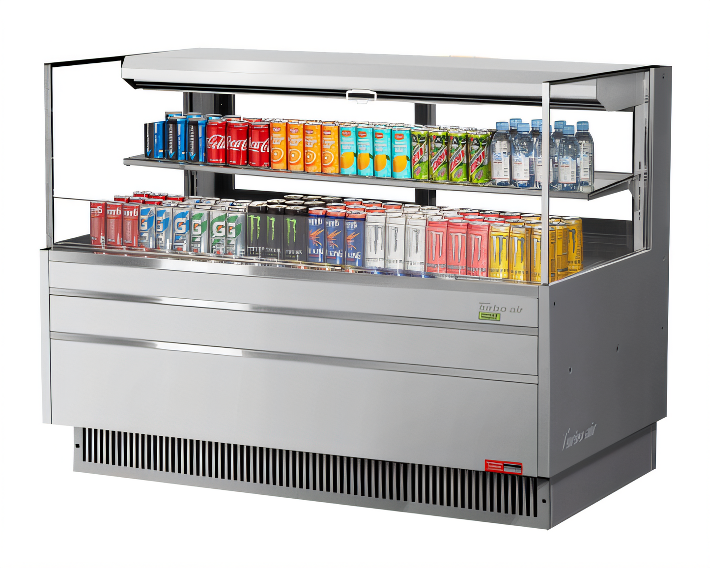 Turbo Air TOM-60L-UFD-S-2S-N Open-Air Coolers - TOM-60L-UFD-S-2S-N