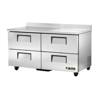 True Mfg. - General Foodservice TWT-60D-4-HC Worktop Refrigerators - TWT-60D-4-HC