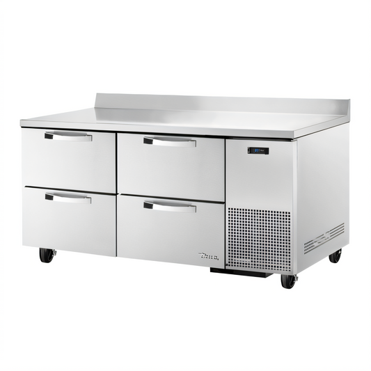 True Mfg. - General Foodservice TWT-67D-4-HC~SPEC3 SPEC SERIES Worktop Refrigerators - TWT-67D-4-HC~SPEC3