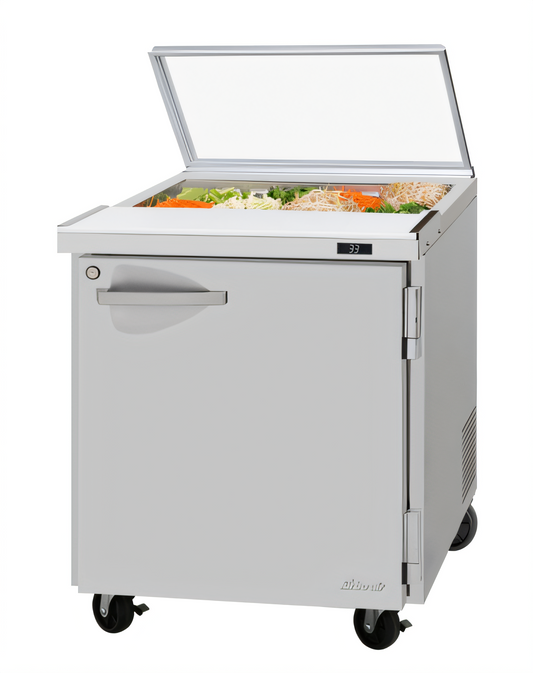 Turbo Air PST-28-N-GL PRO Prep Tables - PST-28-N-GL