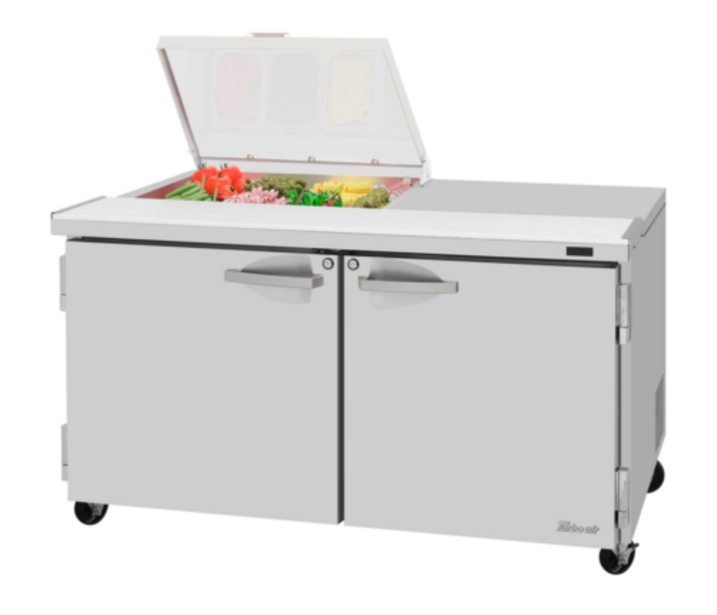 Turbo Air PST-60-08S-N-FCL PRO Prep Tables - PST-60-08S-N-FCL