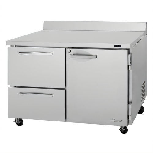 Turbo Air PWR-48-D2R(L)-N PRO Worktop Refrigerators - PWR-48-D2R(L)-N