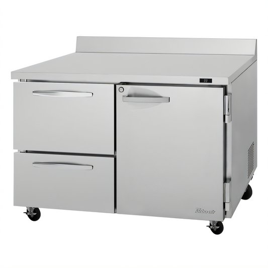 Turbo Air PWR-48-D2R(L)-N PRO Worktop Refrigerators - PWR-48-D2R(L)-N