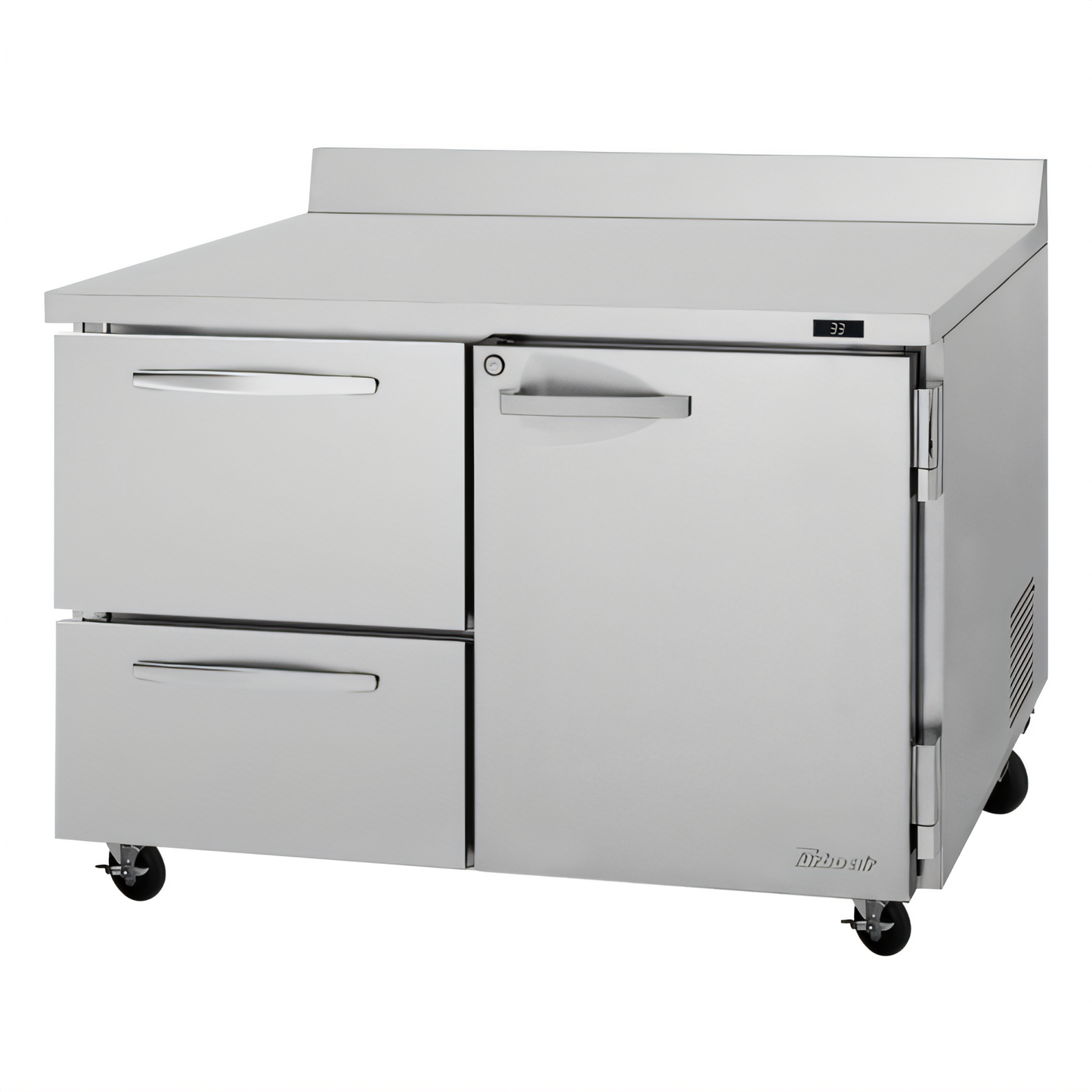 Turbo Air PWR-48-D2R(L)-N PRO Worktop Refrigerators - PWR-48-D2R(L)-N