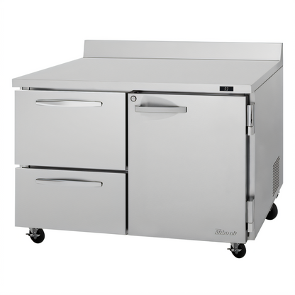 Turbo Air PWR-48-D2R(L)-N PRO Worktop Refrigerators - PWR-48-D2R(L)-N