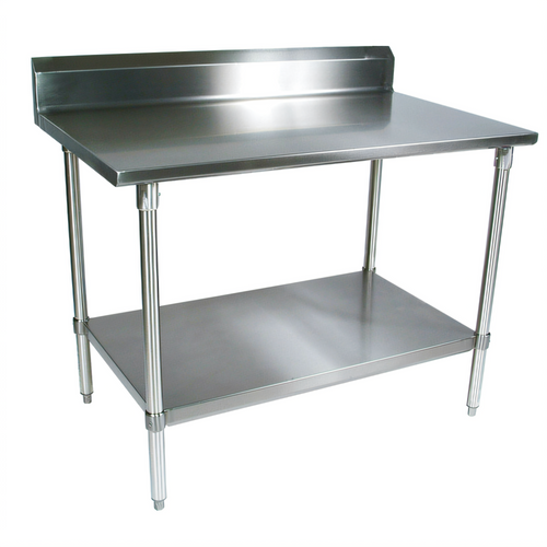 BK Resources CVTR5-4830 Stainless Steel Prep Tables - CVTR5-4830