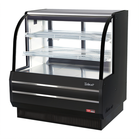 Turbo Air TCGB-48DR-W(B) Pastry Display Cases - TCGB-48DR-W(B)