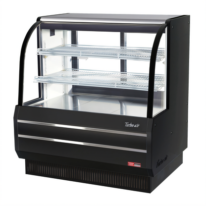 Turbo Air TCGB-48DR-W(B) Pastry Display Cases - TCGB-48DR-W(B)
