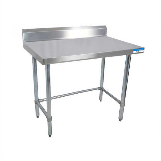 BK Resources SVTR5OB-9624 Stainless Steel Prep Tables - SVTR5OB-9624