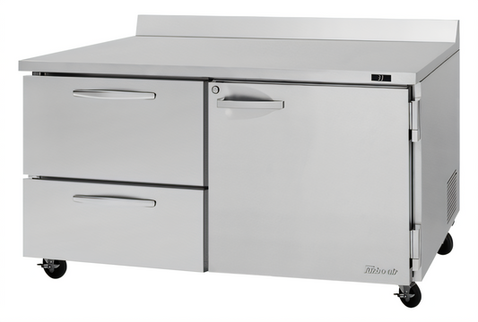 Turbo Air PWR-60-D2R(L)-N PRO Worktop Refrigerators - PWR-60-D2R(L)-N
