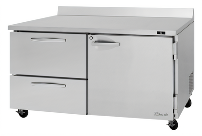 Turbo Air PWR-60-D2R(L)-N PRO Worktop Refrigerators - PWR-60-D2R(L)-N