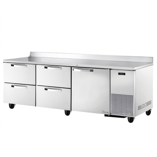 True Mfg. - General Foodservice TWT-93D-4-HC~SPEC3 SPEC SERIES Worktop Refrigerators - TWT-93D-4-HC~SPEC3