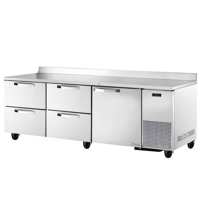 True Mfg. - General Foodservice TWT-93D-4-HC~SPEC3 SPEC SERIES Worktop Refrigerators - TWT-93D-4-HC~SPEC3