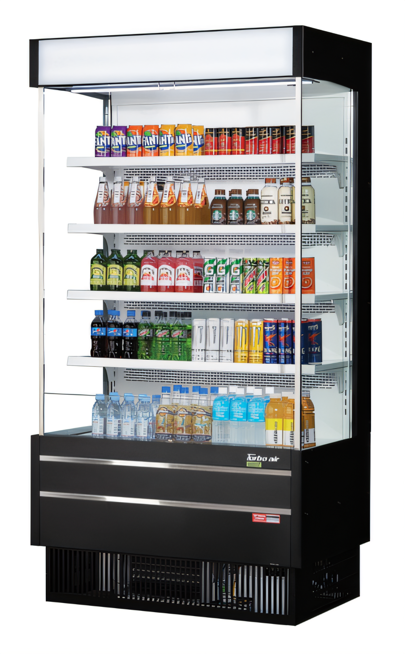 Turbo Air TOM-40SEW(B)-N Open-Air Coolers - TOM-40SEW(B)-N
