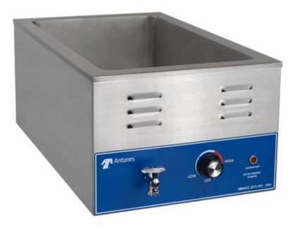 Structural Concepts Antunes CW-100 Countertop Wet Cooker/Warmer with Drain System, Full-Size Inset Pan - CW-100