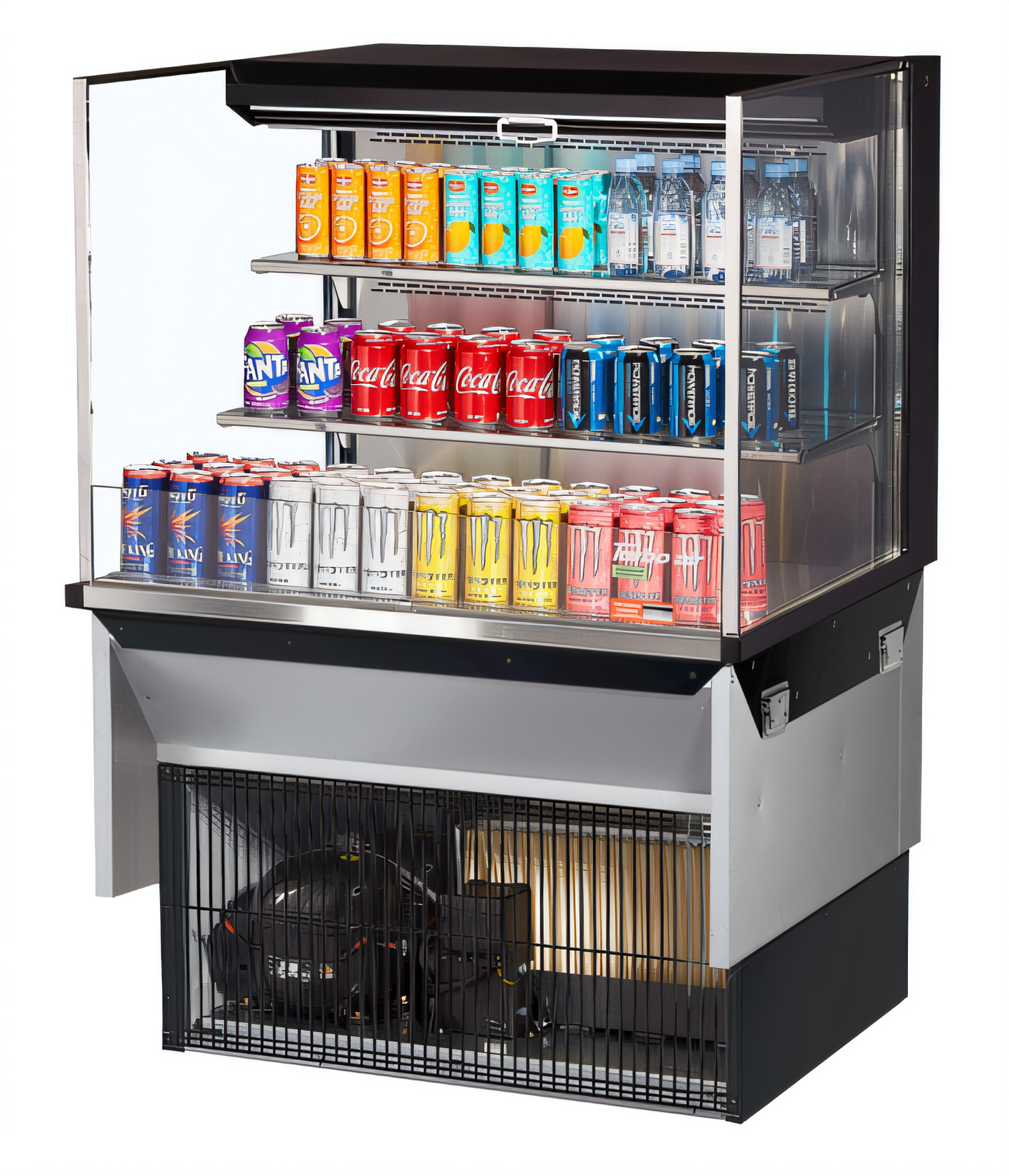 Turbo Air TOM-36L-UF-W(B)-3SI-N Countertop Refrigerated Display Cases