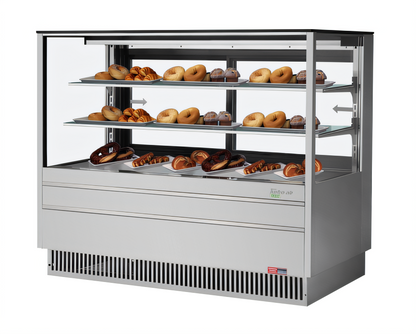 Turbo Air TCGB-60UF-DR-S Pastry Display Cases - TCGB-60UF-DR-S