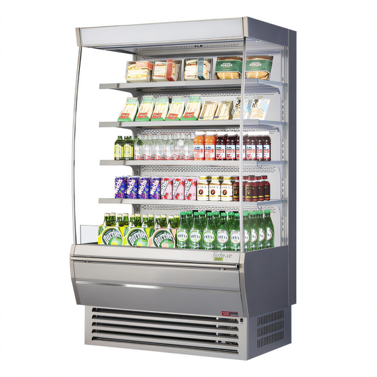 Turbo Air TOM-48DXS-N Open-Air Coolers - TOM-48DXS-N