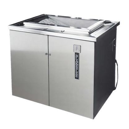 Blakeslee BB-1224 Silver Saver Stationary Open-Top Stainless Steel Burnisher System