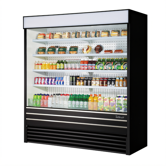Turbo Air TOM-72EB-N Open-Air Coolers - TOM-72EB-N
