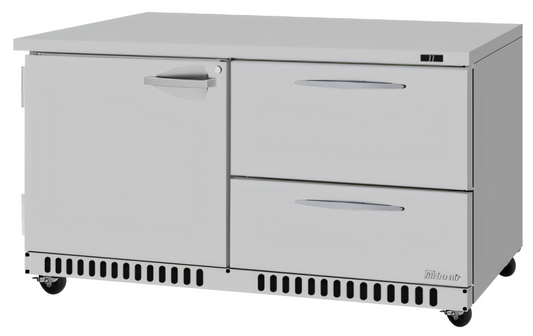 Turbo Air PUR-60-D2R(L)-FB-N PRO Reach-in Refrigerators - PUR-60-D2R(L)-FB-N