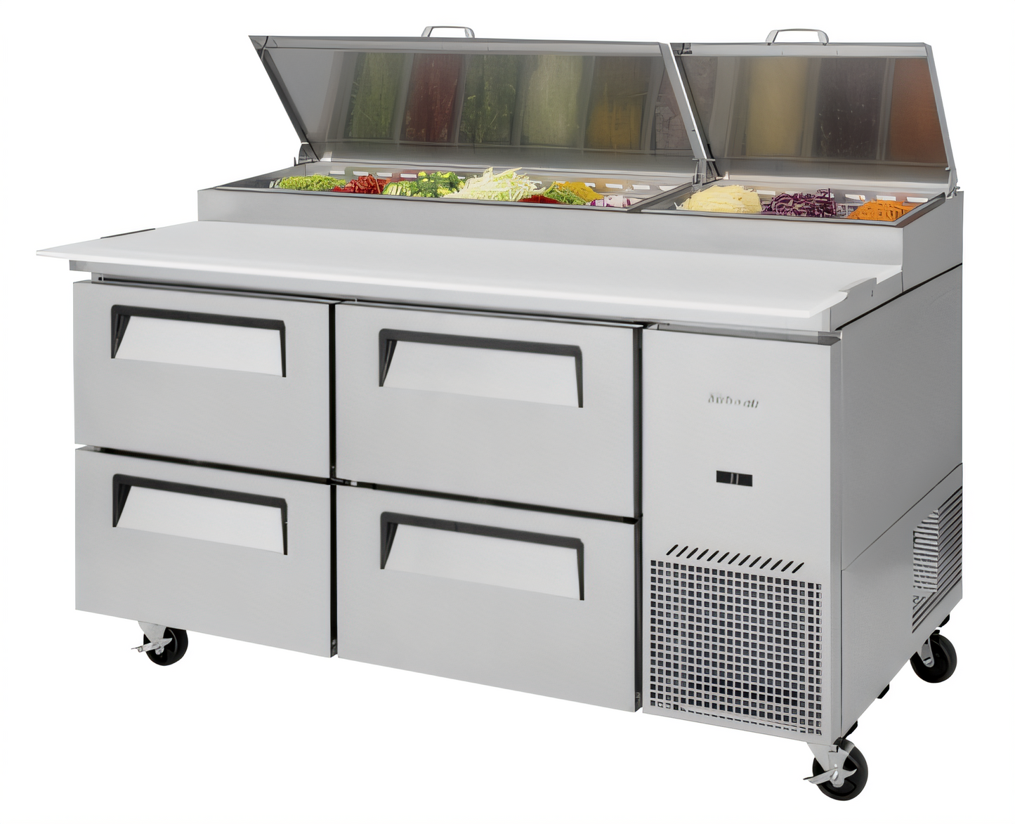 Turbo Air TPR-67SD-D4-N Super Deluxe Prep Tables - TPR-67SD-D4-N