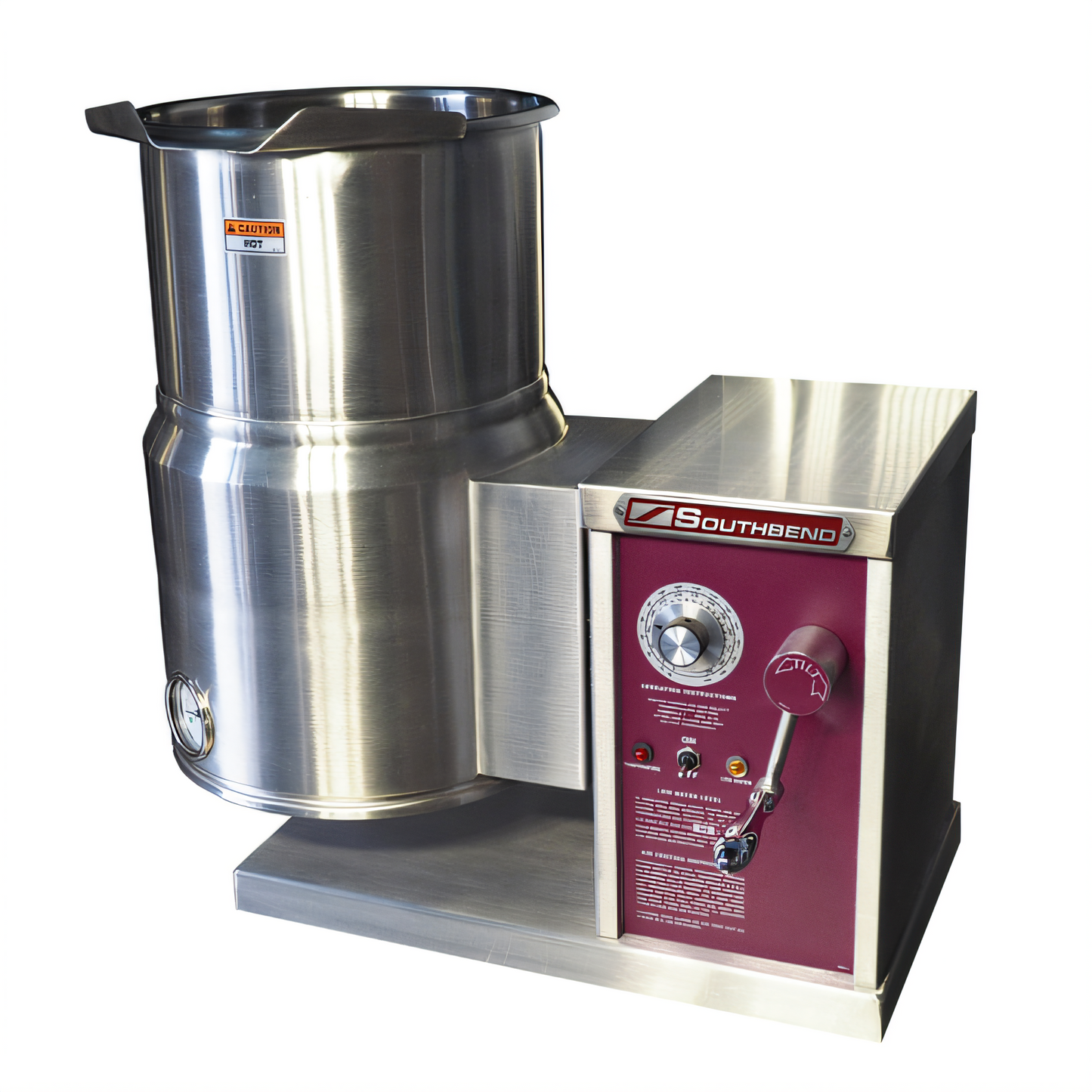 Structural Concepts Southbend Steam 6-Gallon Countertop Electric Tilting Kettle, 2/3 Jacketed, Hand Crank - KECTC-06