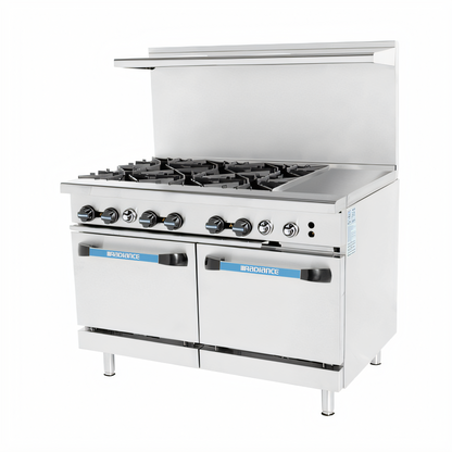 Turbo Air TARG-6B12G Radiance Gas Ranges - TARG-6B12G