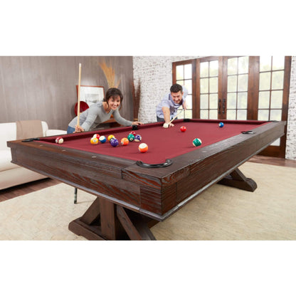 Playcraft Brazos River Slate Pool Table Optional Dining Top - PTBRRBLK08