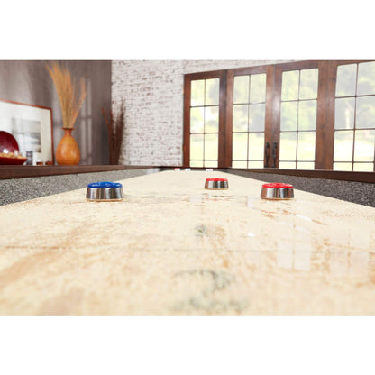 Playcraft Brazos River Pro-Style Shuffleboard Table in Gray - SHBRRWGY12