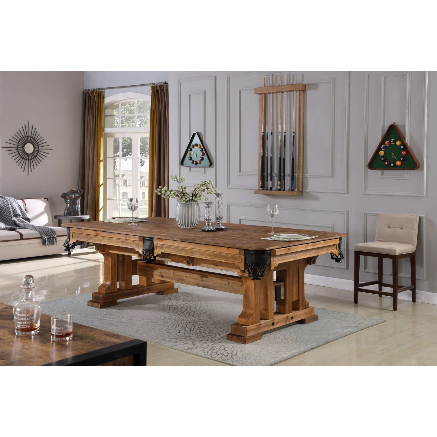 Playcraft Colorado Slate Pool Table with Optional Dining Top - PTCDOSDL07