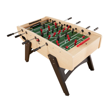 Playcraft Milan European Foosball Table Light Maple Finish - FBMILM