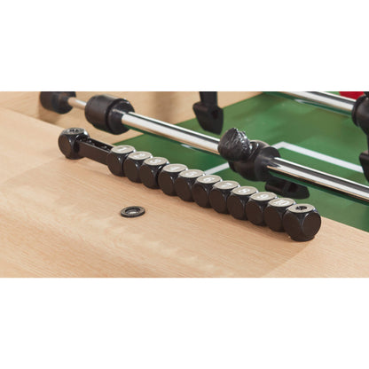 Playcraft Milan European Foosball Table Light Maple Finish - FBMILM
