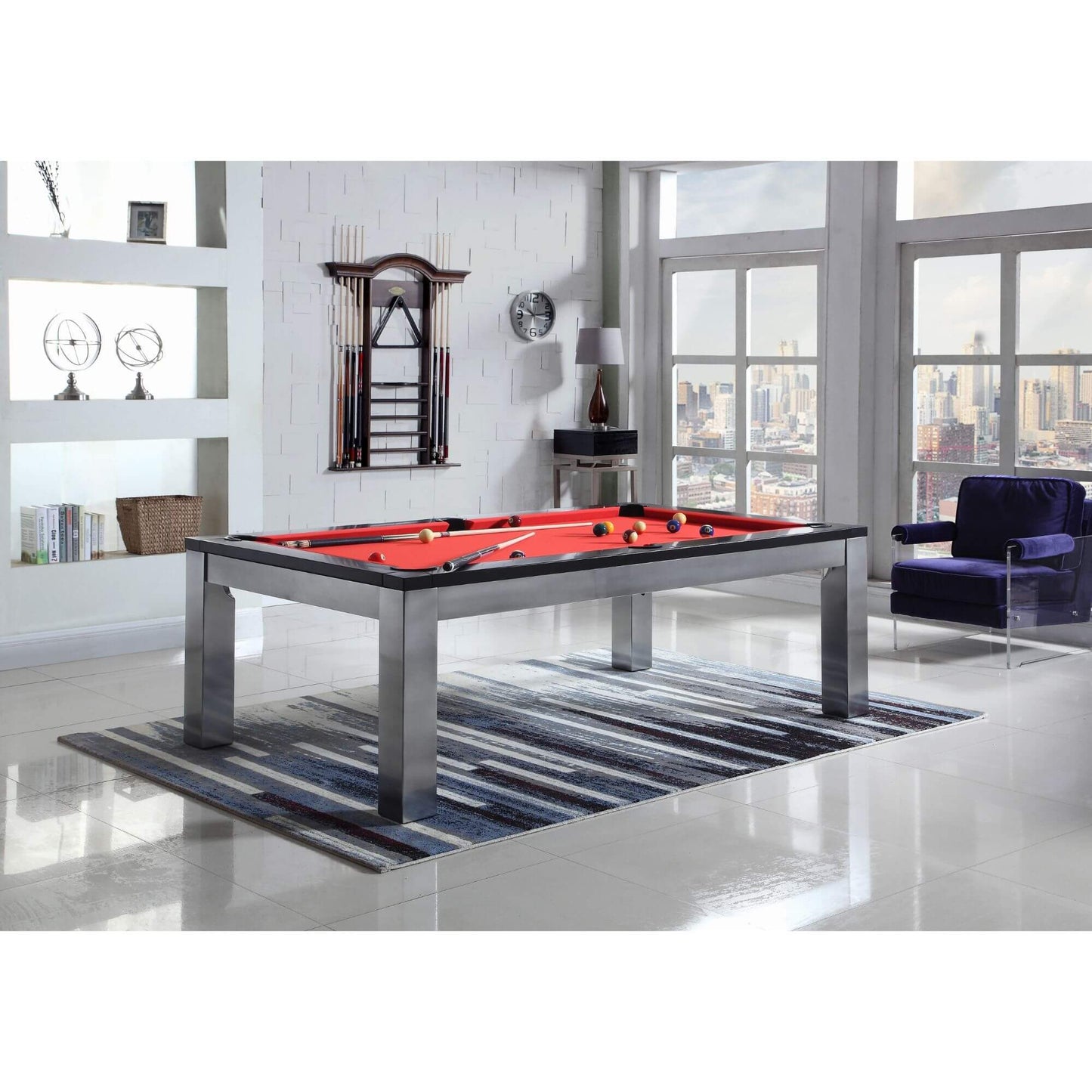Playcraft Monaco Slate Pool Table with Dining Top - PTMONBOS07