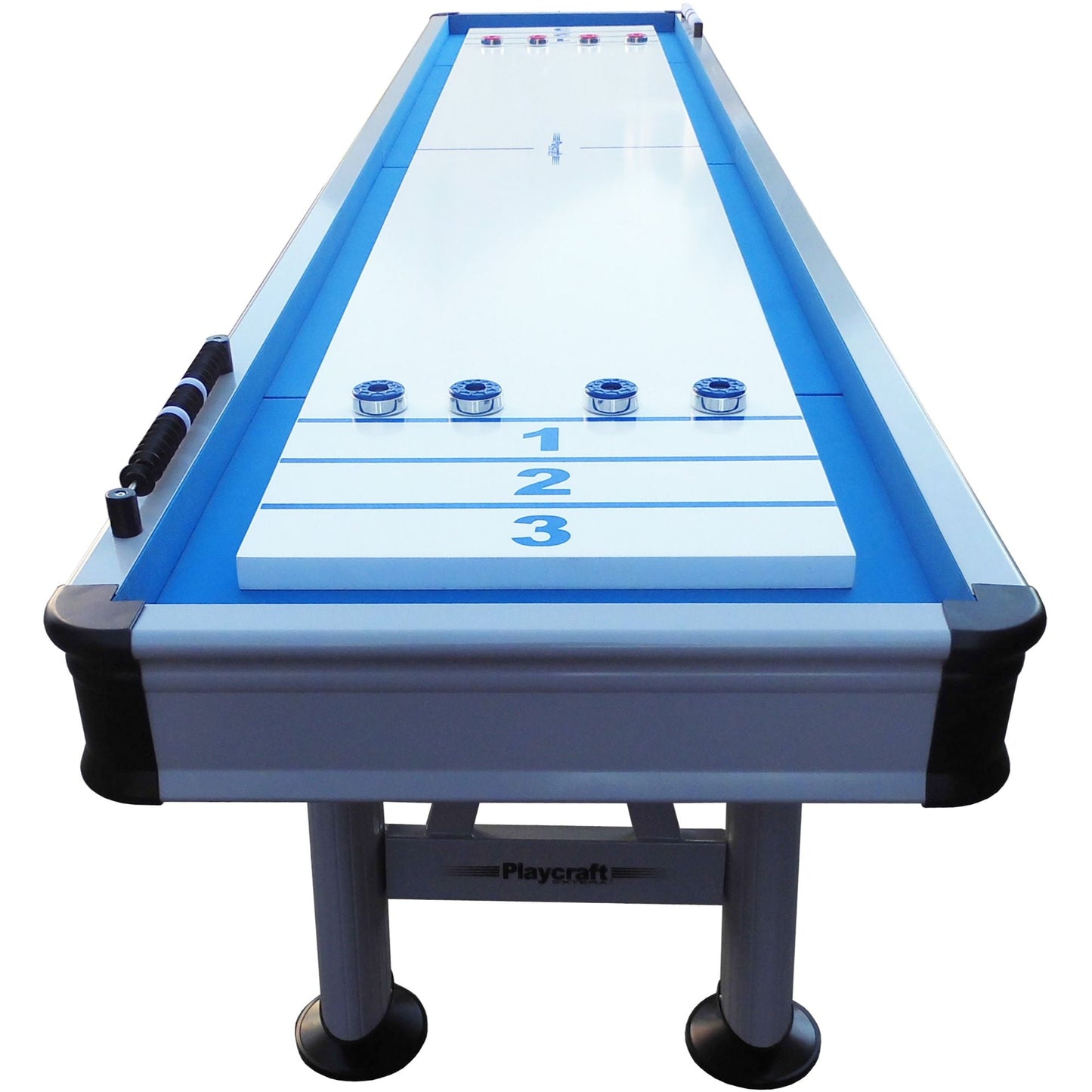 Playcraft Extera Outdoor Shuffleboard Table with Accessories - SHEXEB09W