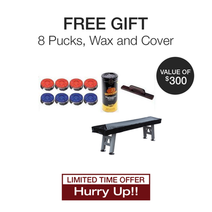 Playcraft Extera Outdoor Shuffleboard Table with Accessories - SHEXEB09W