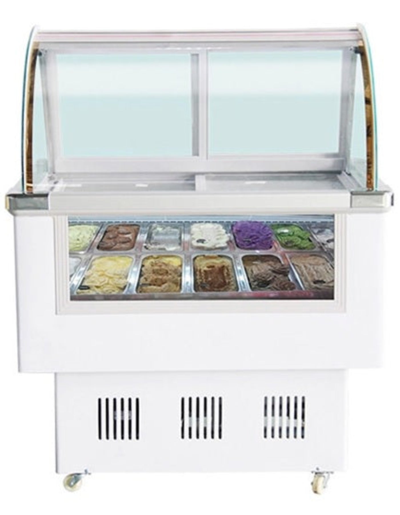 Chef AAA  Commercial 46" 12 Pan Gelato Display Freezer Case - 1.2BDQ