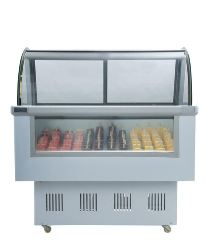 Chef AAA Commercial 52" 160 Popsicle Ice Cream Freezer Case - 1.4LDF