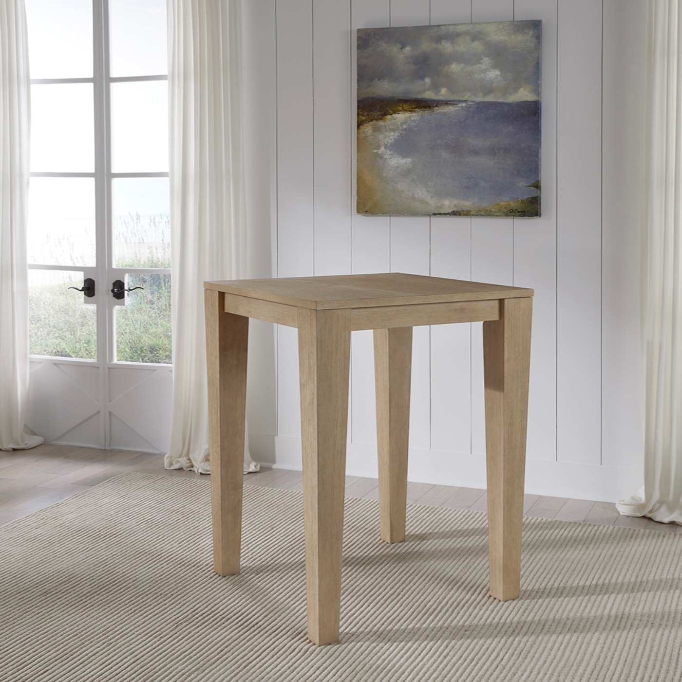 American Heritage Port Royal Pub Table White Oak - PORTPUB-WO