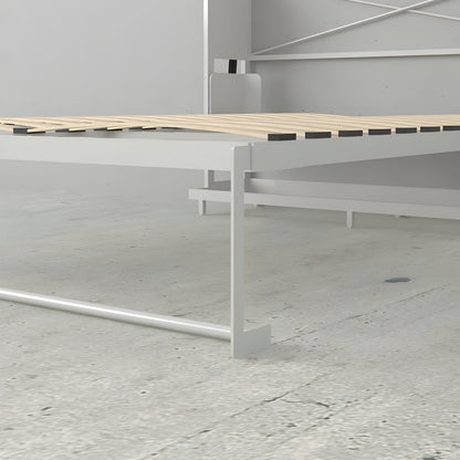 Queen Murphy Bed, Vertical, White by Leto Muro
