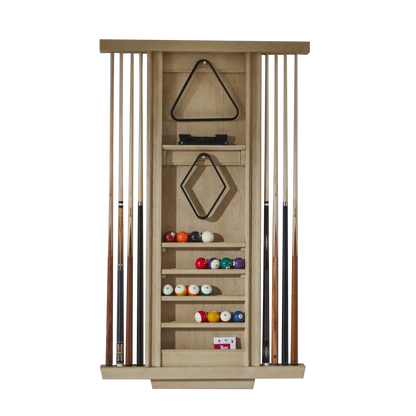 American Heritage Port Royal Cue Rack White Oak - PORTWALLRACK-WO