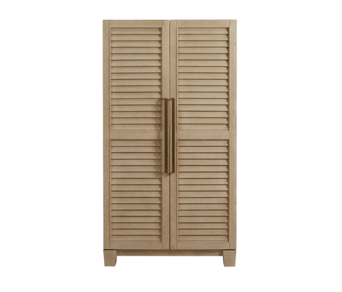 American Heritage Port Royal Wine & Spirit Cabinet White Oak - PORTWINECAB-WO