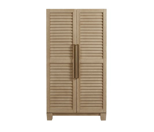 American Heritage Port Royal Wine & Spirit Cabinet White Oak - PORTWINECAB-WO