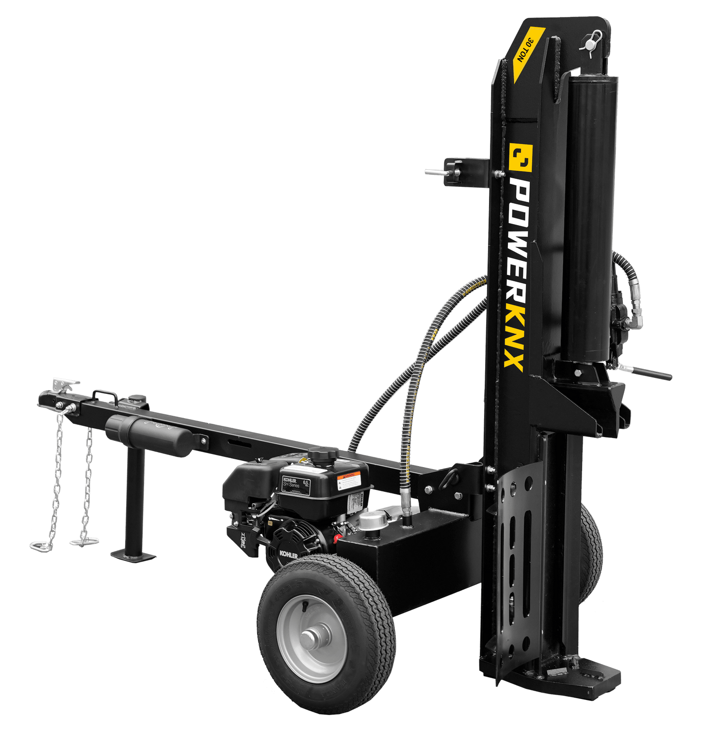 POWERKNX 30-Ton Vertical/Horizontal Gas Log Splitter - 31-401