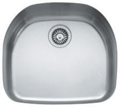 FRANKE PCX1102109 Franke Prestige 22.25-In. X 20-In. 18 Gauge Stainless Steel Undermount Single Bowl Kitchen Sink -
