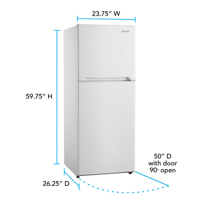 Avanti 10.0 cu. ft. Apartment Size Refrigerator - FF10B0W