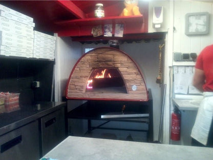MAXIMUS PRIME LARGE PORTABLE PIZZA OVEN RED