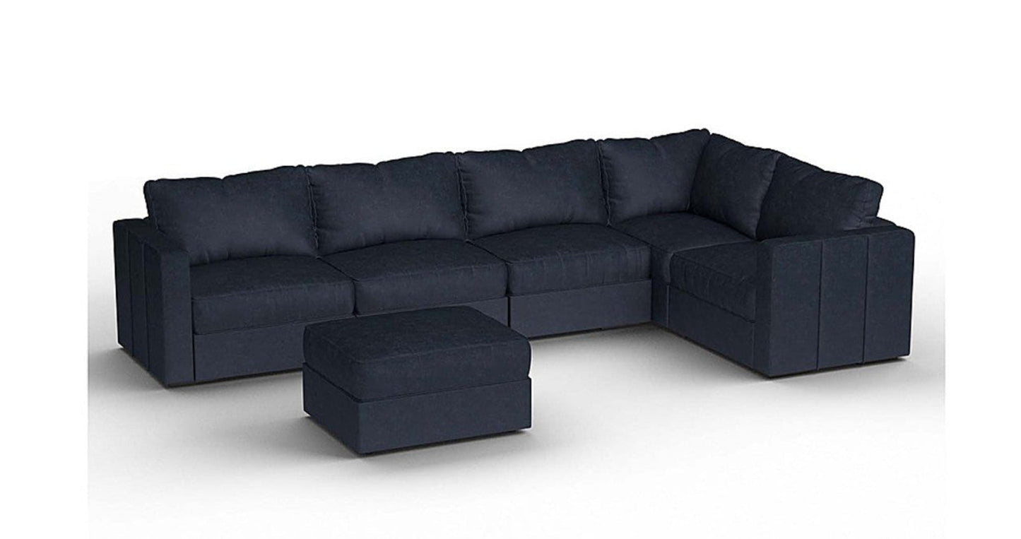 Lovesac – 6 Seats + 8 Sides Corded Velvet &amp; Lovesoft – Midnight Navy - 1772606919637_23