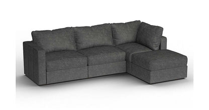 Lovesac – 4 Seats + 5 Sides Corded Velvet &amp; Standard Foam – Charcoal Grey - SKU_1772866982451_344